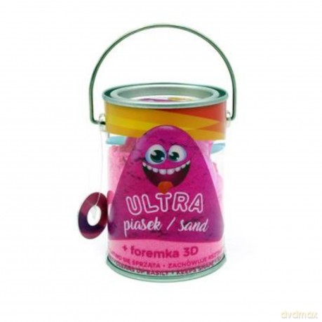 EP Ultra Piasek - puszka 150g różowy + foremka 3D krówka 093735