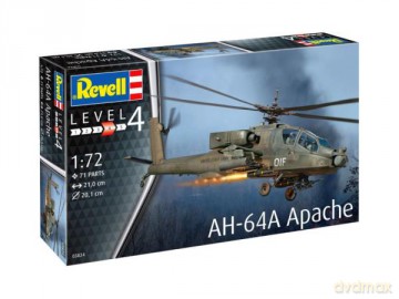 Helikopter do sklejania 1:144 03824 AH-64A Apache Revell