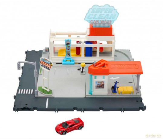 MATCHBOX Prawdziwe Przygody Myjnia samochodowa HNJ54 HBD74