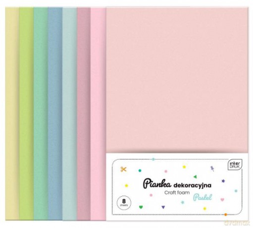 Pianka dekoracyjna pastel