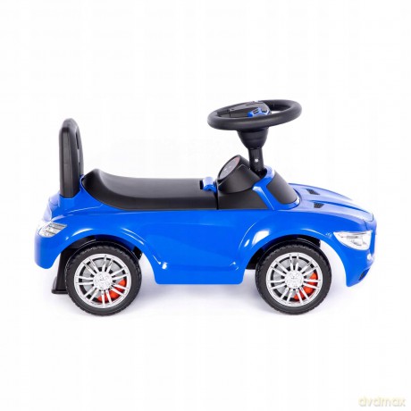 Polesie 94872 Samochód jeździk, jeździdełko SuperCar Nr1 z sygnałamem dźwiękowym granatowy