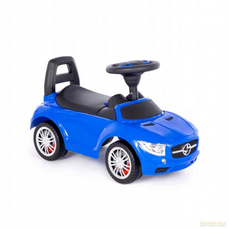 Polesie 94872 Samochód jeździk, jeździdełko SuperCar Nr1 z sygnałamem dźwiękowym granatowy