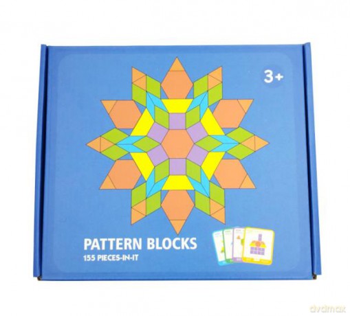 Puzzle drewniane Kształty 155 el. 1007788 [PUZZLE]