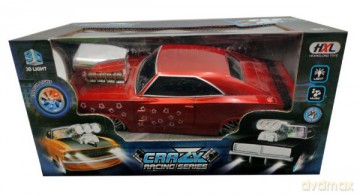 Samochód Crazy Racing Series czerwony na baterie