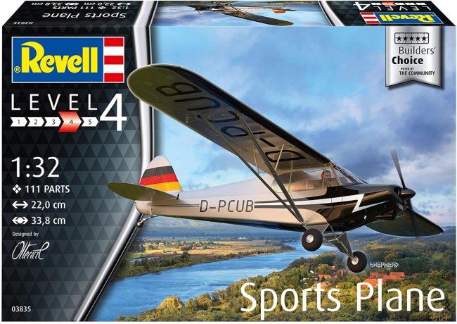 Samolot do sklejania 1:32 03835 Sports Plane Builders Choice Revell