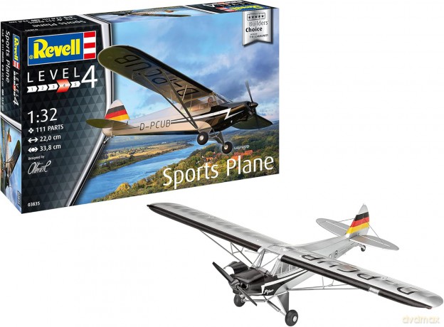 Samolot do sklejania 1:32 03835 Sports Plane Builders Choice Revell