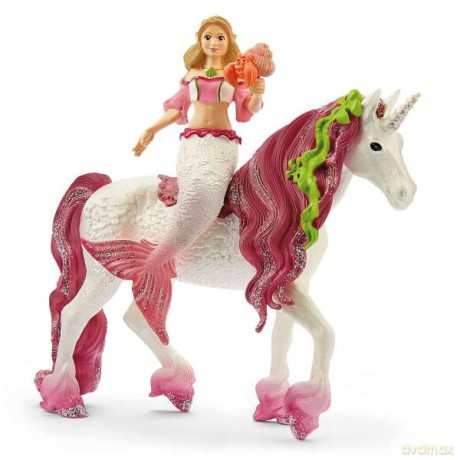 Schleich 70593 Syrena Feya na podwodnym jednorożcu Bayala [FIGURKA]