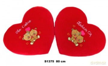 Serce 2 wzory 80 cm Kocham Cię Dla Ciebie 145659