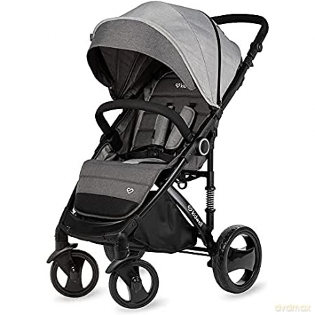 Wózek spacerowy CARELL light gray popielaty kidwell