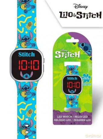 Zegarek cyfrowy LED Lilo i Stitch LAS4038 Kids Euroswan