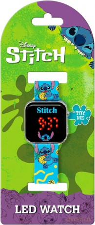 Zegarek cyfrowy LED Lilo i Stitch LAS4038 Kids Euroswan