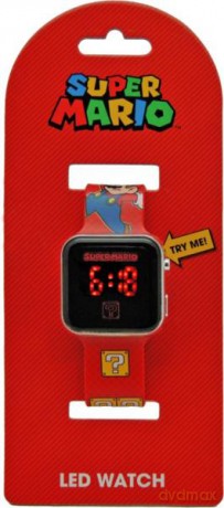 Zegarek cyfrowy LED Super Mario GSM4107 Kids Euroswan