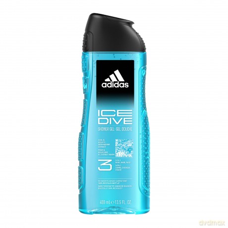 Adidas Ice Dive Żel do mycia 3w1 dla mężczyzn 400 ml