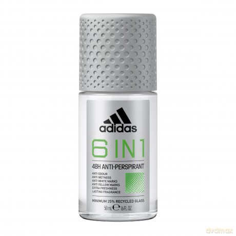Adidas Men Dezodorant anti-perspirant w rolce 6in1 50 ml