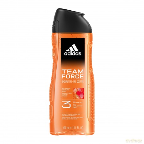 Adidas Team Force Żel do mycia 3w1 dla mężczyzn 400 ml