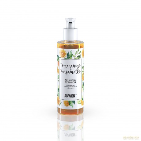 ANWEN Delikatny Szampon do normalnej i przetłuszczającej się skóry głowy Pomarańcza & Bergamotka 200 ml