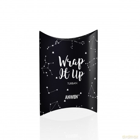 ANWEN Turban na włosy Wrap It Up - czarny