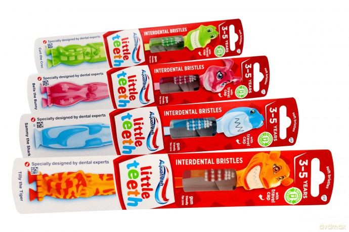Aquafresh Szczoteczka do zębów Little Teeth dla dzieci 3-5 lat (mix wzorów)