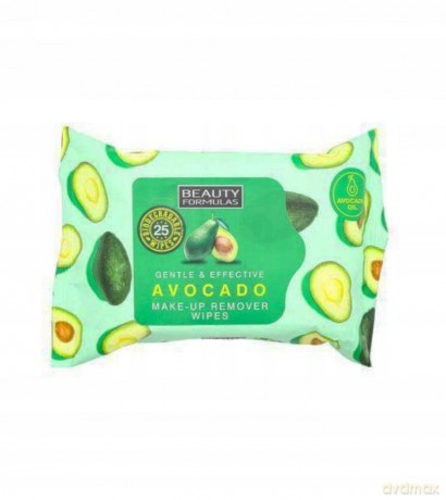 BEAUTY F TWARZ avokado chusteczki d/demak.25 szt