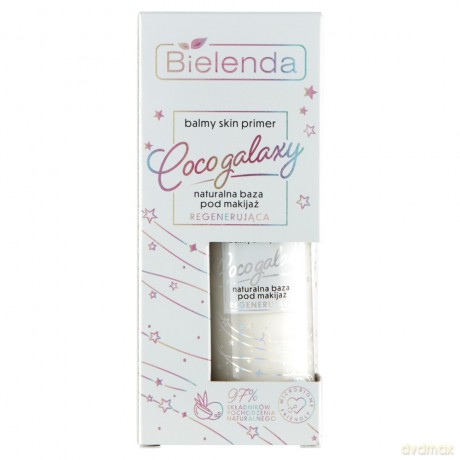 Bielenda Balmy Skin Primer Naturalna Baza pod makijaż Coco Galaxy - regenerująca 30 ml