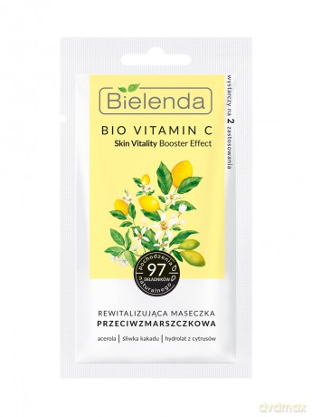 Bielenda Bio Vitamin C Rewitalizująca Maseczka przeciwzmarszczkowa 8g