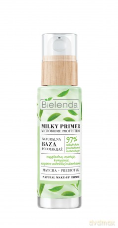 Bielenda Milky Primer Microbiome Protection Naturalna Baza pod makijaż 30 ml