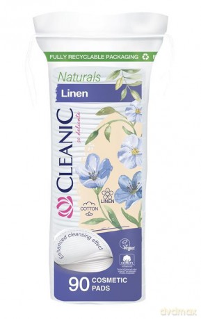 Cleanic Patyczki higieniczne Naturals Linen -90szt