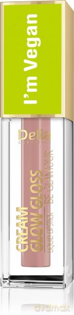 Delia Cosmetics Cream Glow Gloss Wegański Błyszczyk do ust nr 103 Peach Essence 5 ml