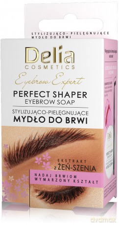 Delia Cosmetics Eyebrow Expert Stylizująco-Pielęgnujące Mydło do brwi - brązowe 10 ml