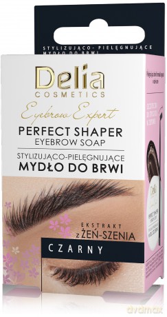Delia Cosmetics Eyebrow Expert Stylizująco-Pielęgnujące Mydło do brwi - czarne 10 ml