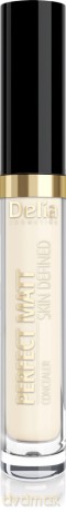 Delia Cosmetics Skin Defined Korektor matujący Perfect Matt nr 02 Ivory 3g