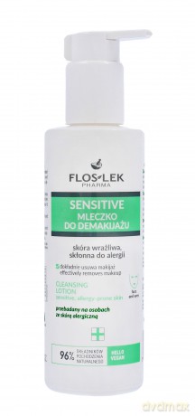 FLOSLEK Pharma Sensitive Mleczko do demakijażu do skóry wrażliwejni skłonnej do alergii 175 ml