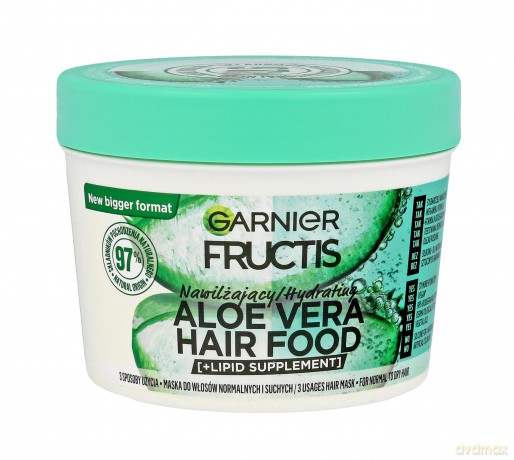 Fructis Hair Food Maska nawilżająca do włosów normalnych i suchych - Aloe Vera 400 ml