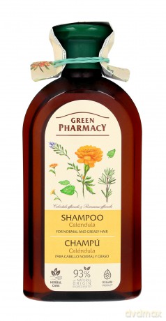 Green Pharmacy Szampon do włosów normalnych i przetłuszczających się - Nagietek Lekarski 350 ml
