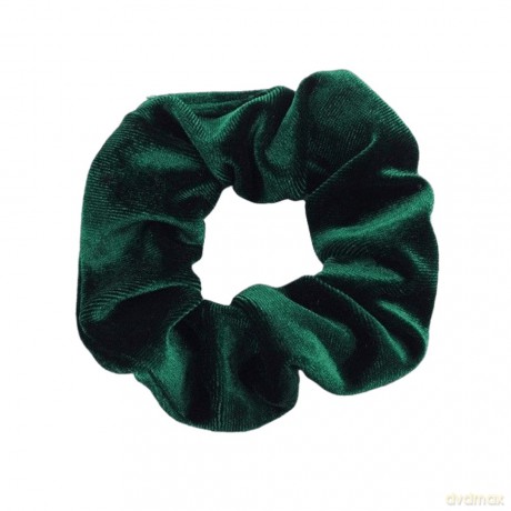 Gumka-frotka do włosów typu Scrunchie - zielona