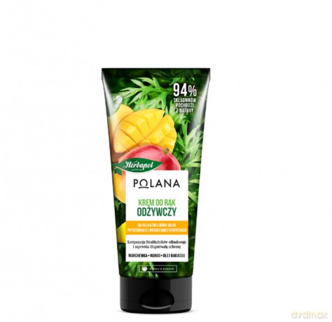 HERBAPOL Polana Odżywczy Krem do rąk - Marchewka & Mango & Olej Babassu 50 ml