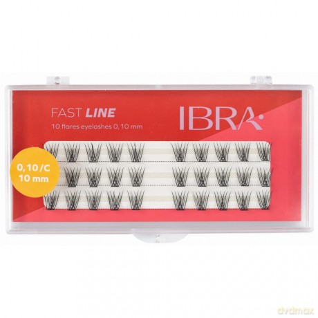 IBRA Kępki rzęs FAST LINE 0.10/C -10 mm