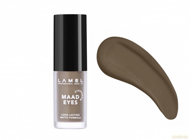LAMEL Insta Cień do powiek w płynie Maad Eyes nr 404 Dark Chocolate 5.2 ml