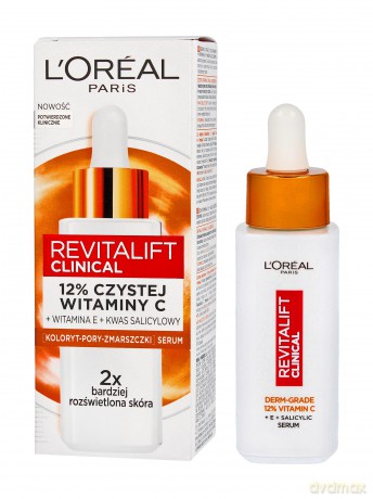 Loreal REVITALIFT CLINICAL Serum do twarzy - 12% Czystej Witaminy C* 30 ml
