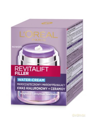 Loreal REVITALIFT FILLER Ujędrniający Krem do twarzy Water-Cream 50 ml