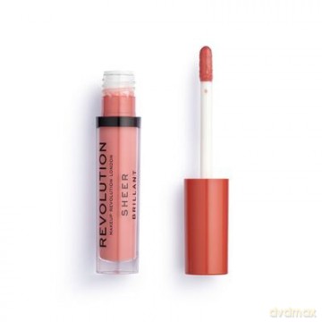 Makeup Revolution Glorified 106 Pomadka do ust w płynie Sheer Brillant