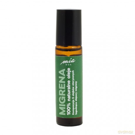 MIA BOX Kompozycja 5 Olejków eterycznych (roll-on) - Migrena 10 ml