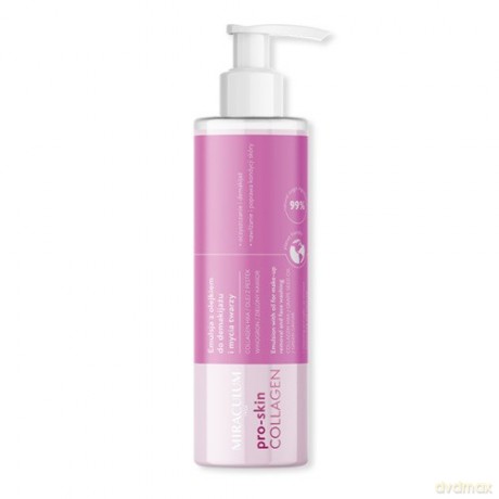 Miraculum Collagen Pro-Skin Emulsja z olejkiem do demakijażu i mycia twarzy 200 ml