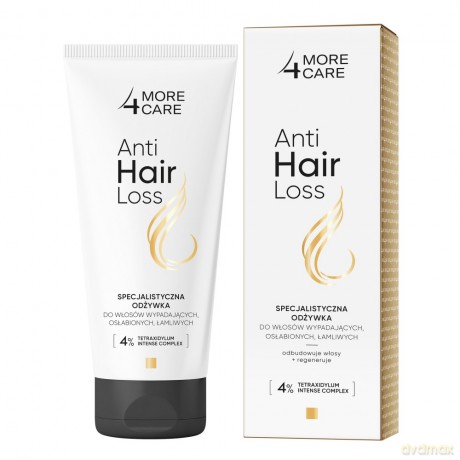 More4Care Specjalistyczna Odżywka Anti Hair Loss do włosów słabych,łamliwych i wypadających 200 ml