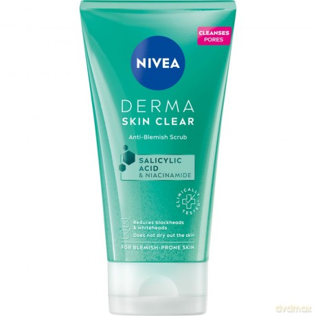 NIVEA Derma Skin Clear Peeling przeciw niedoskonałościom do twarzy i ciała 150 ml