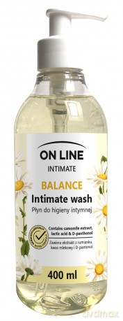 On Line Intimate Płyn do higieny intymnej Balance z ekstraktem z rumianku 400 ml