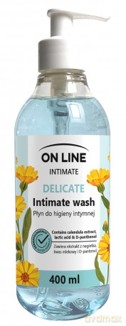 On Line Intimate Płyn do higieny intymnej Delicate z ekstraktem z nagietka 400 ml