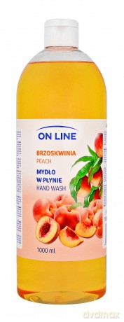 On Line Mydło w płynie transparentne Brzoskwinia 1000 ml