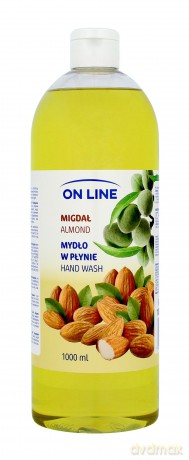 On Line Mydło w płynie transparentne Migdał 1000 ml