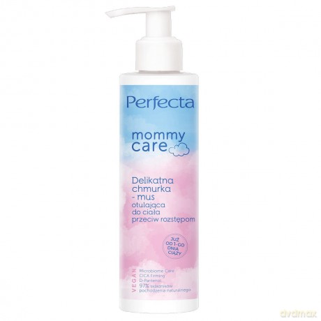 Perfecta Mommy Care Delikatna Chmurka - Mus otulająca do ciała przeciw rozstępom 195 ml